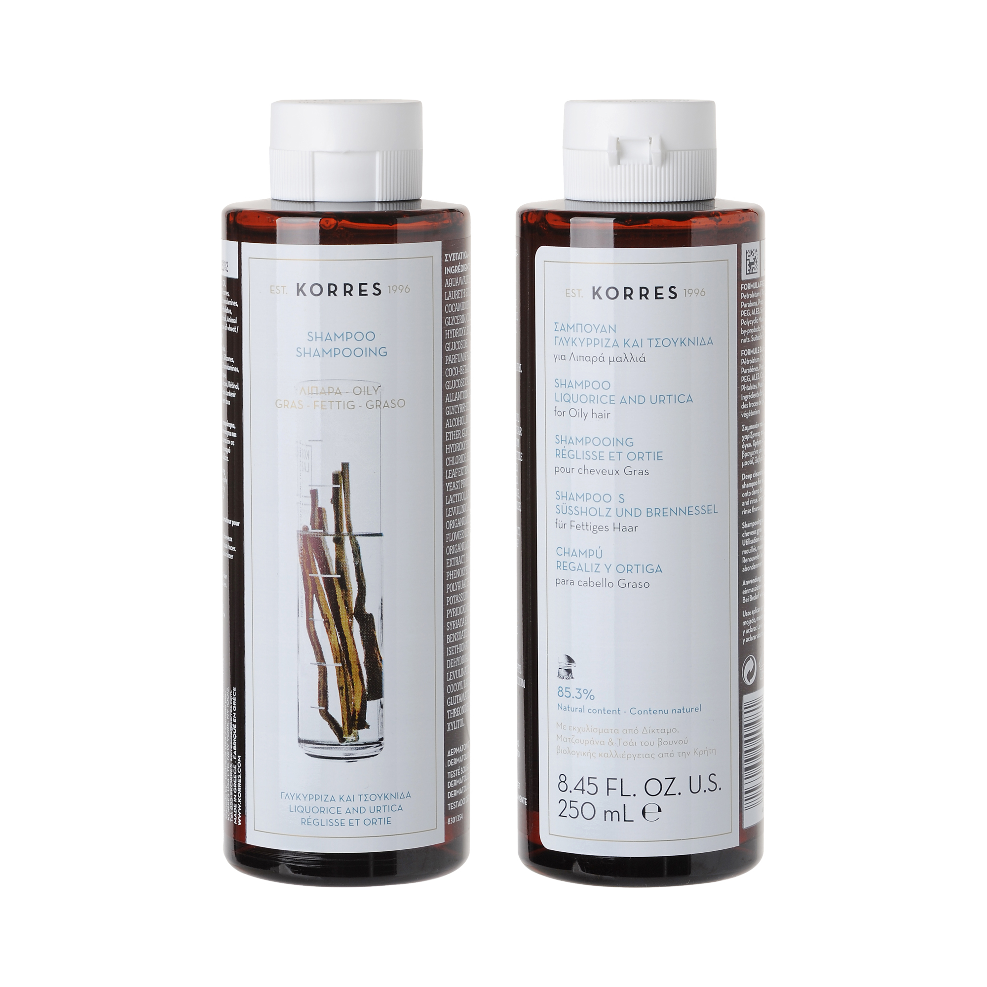 Korres - Liquorice & Urtica - Shampoo für fettiges Haar