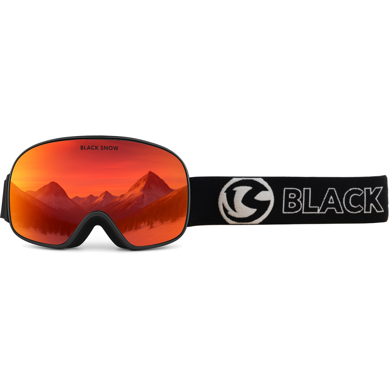 Black Snow Skibrille mit magnetischem verspiegeltem Glas