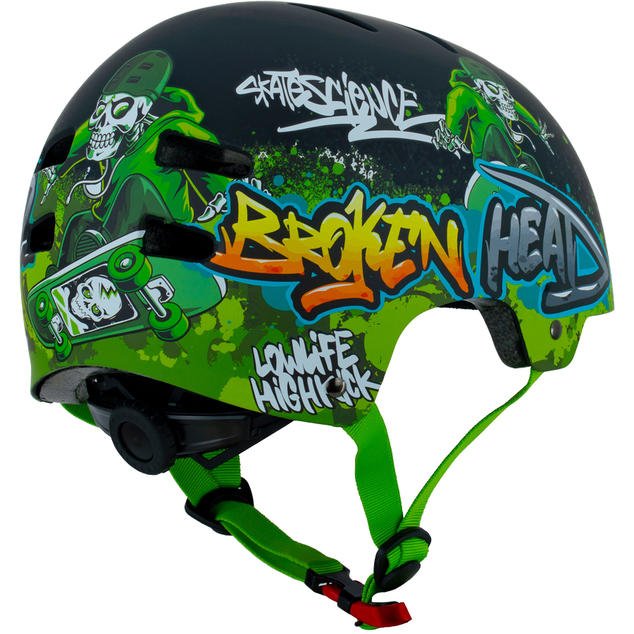 Broken Head Kinder-Fahrradhelm & Skatehelm Skate Boner