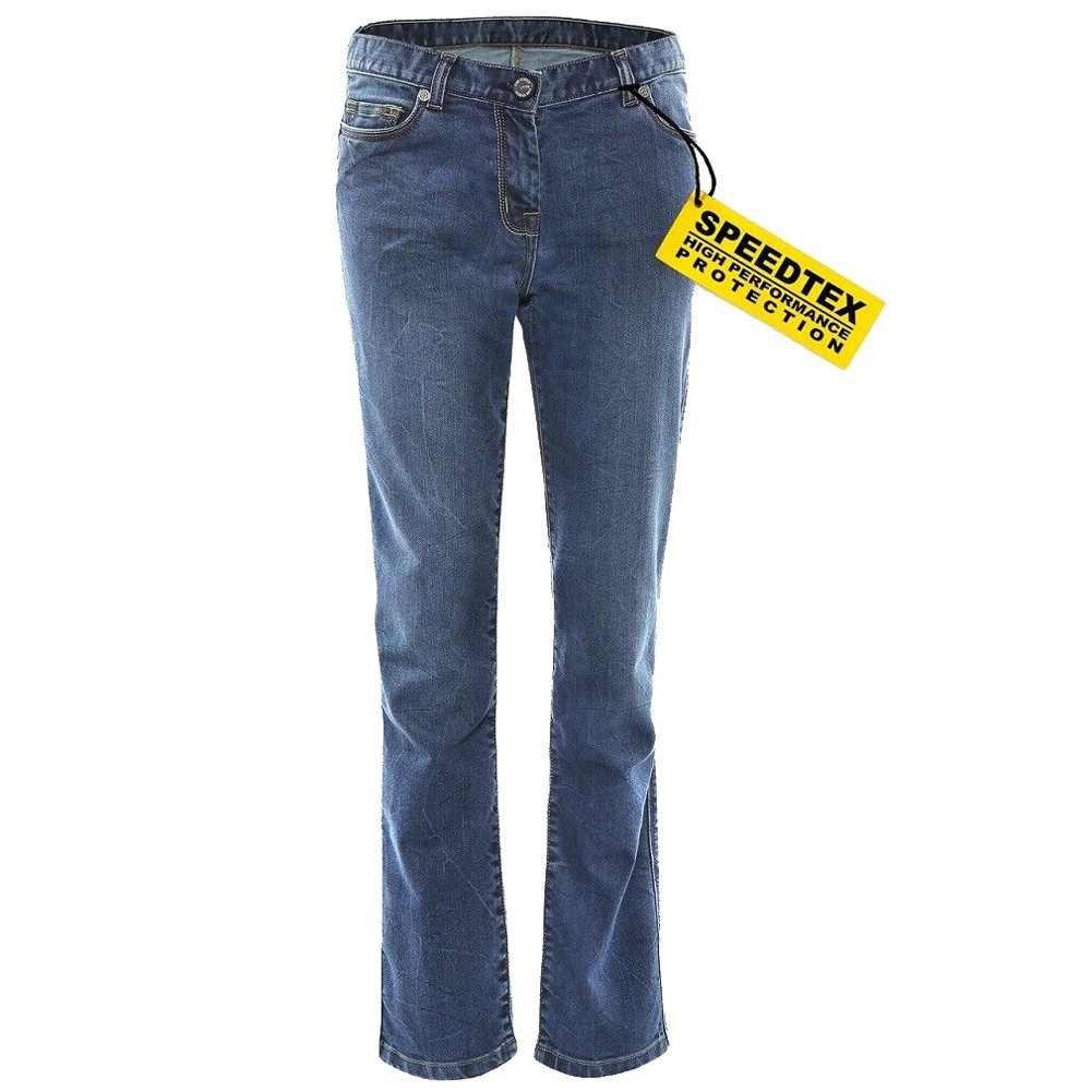 King Kerosin Denim verstärkte Damen Jeans Speedgirl (29/32, 32/32)