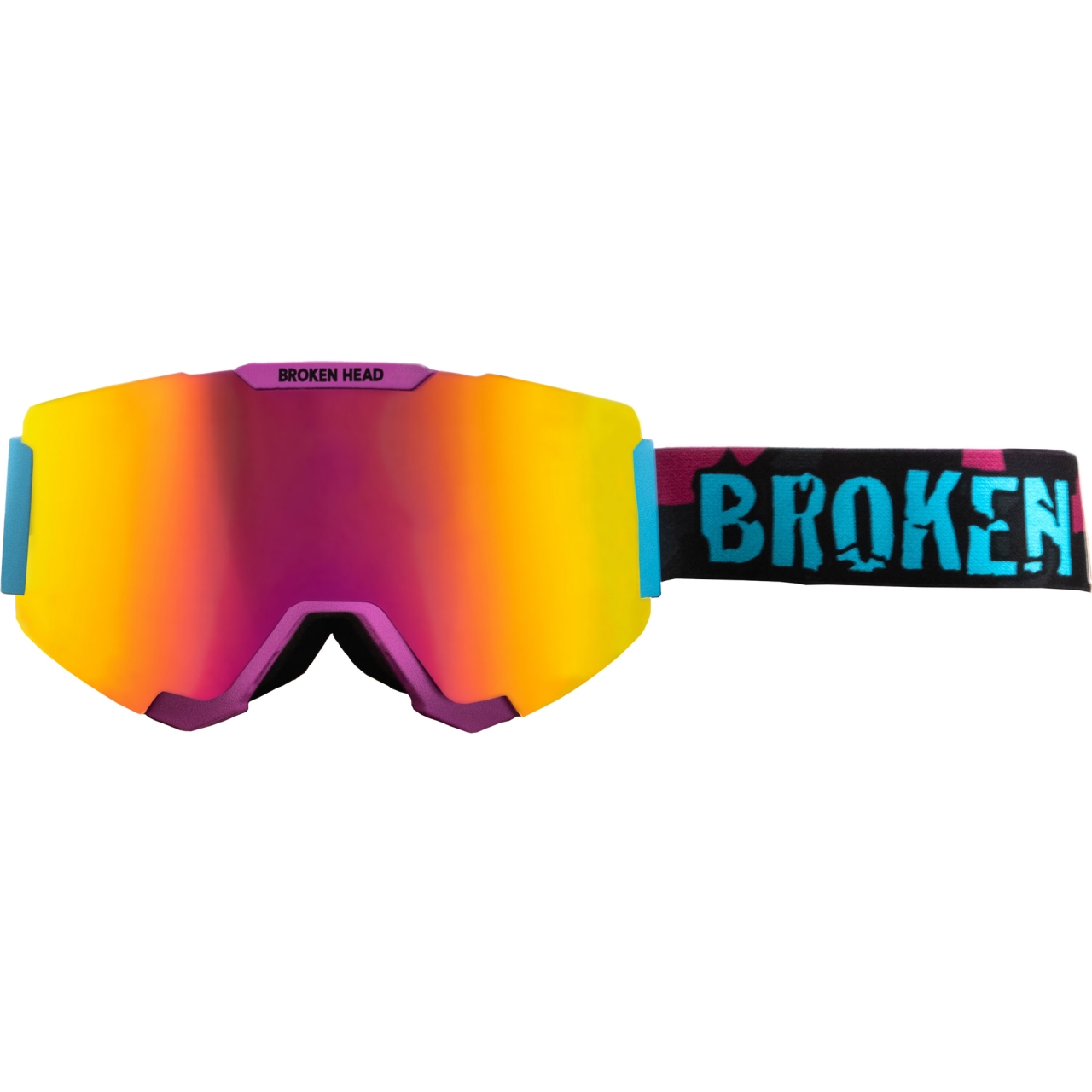 Broken Head MX-Brille Magnetic-Regulator Pink Verspiegelt