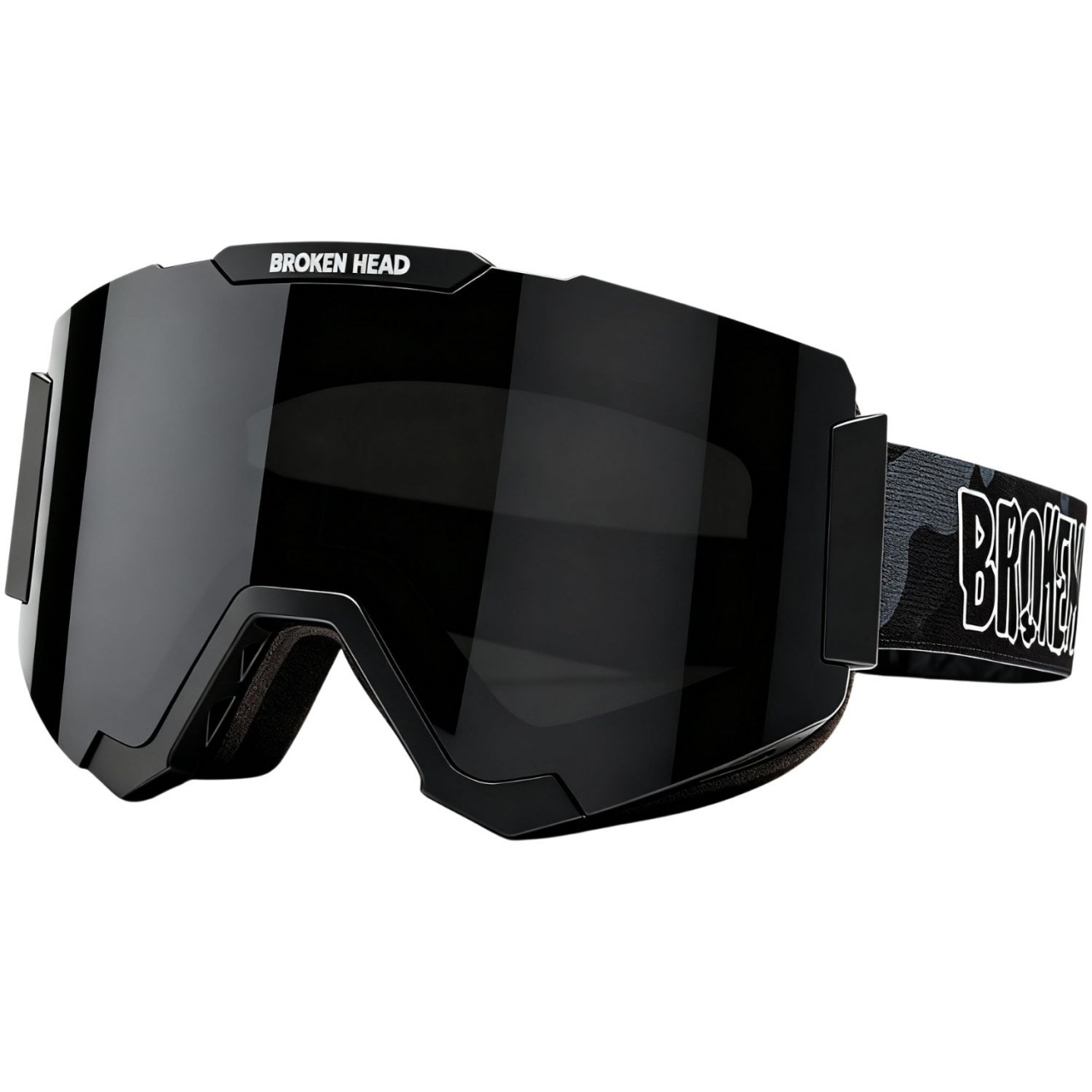 Broken Head MX-Brille Goggle Magnetic-Regulator Schwarz Camouflage