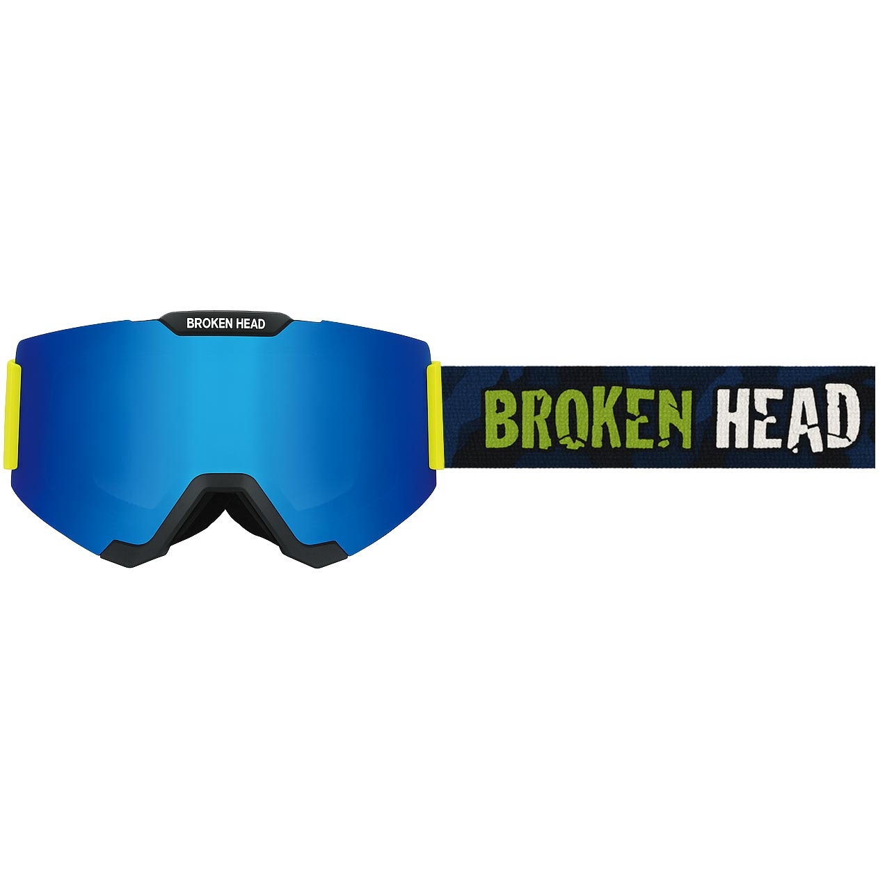 Broken Head MX-Brille Magnetic-Regulator Blau Verspiegelt