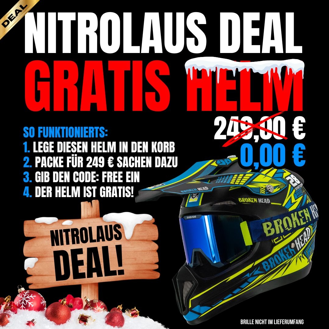 Broken Head Division MX - Motocrosshelm & Supermoto-Helm