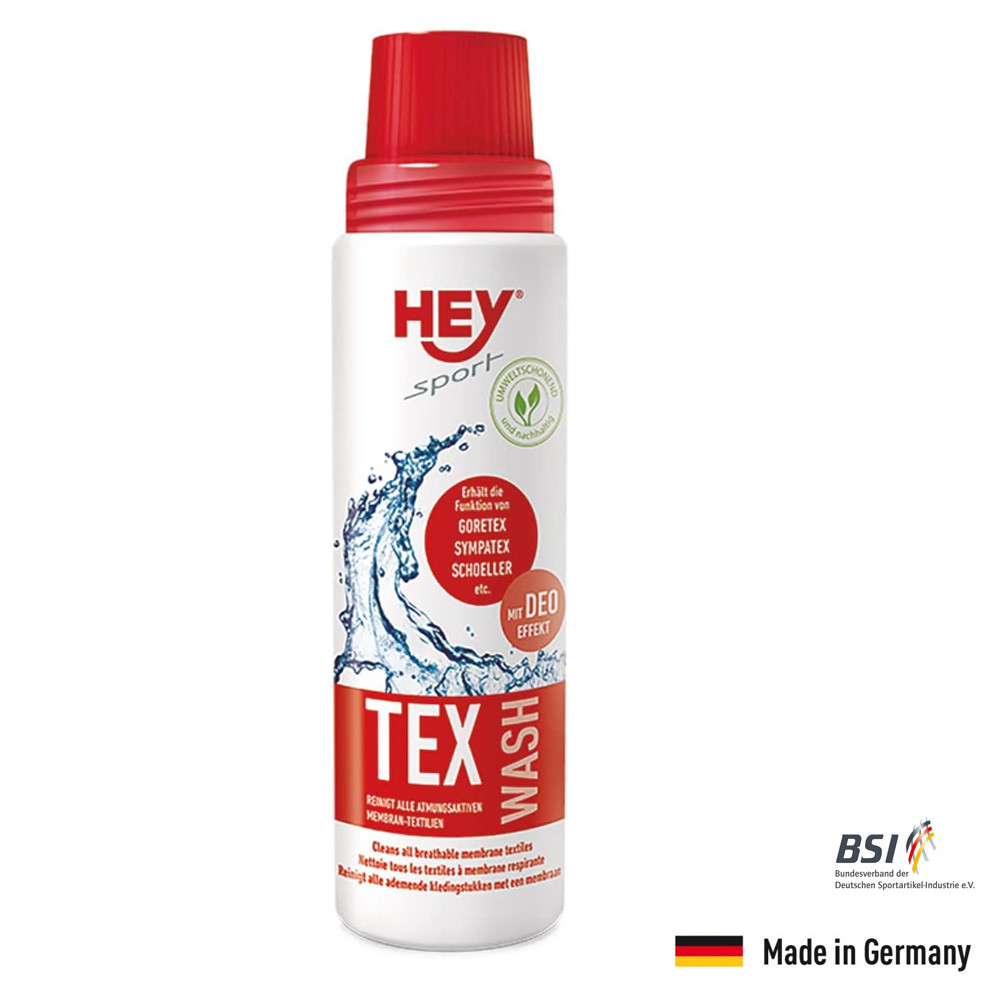Hey Sport - TEX WASH Für Kleidung mit Membranfunktion Goretex 250ml