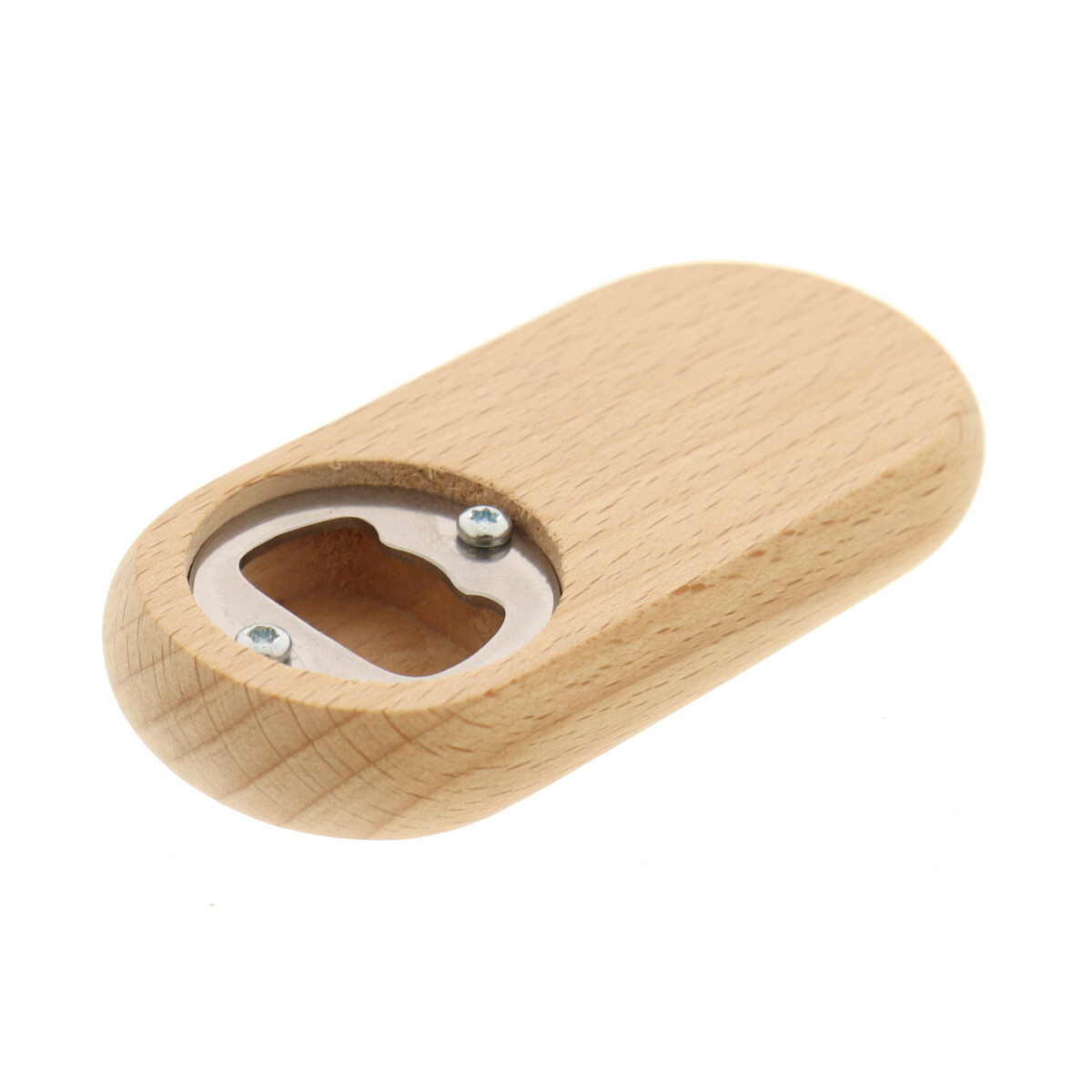 Flaschenöffner oval Buchenholz