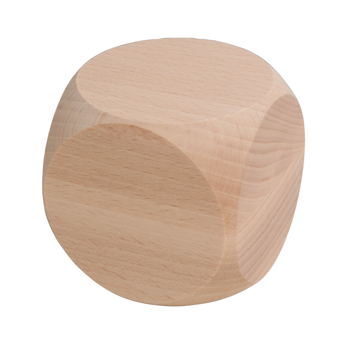 Würfel aus Buchenholz zum Spielen & Bemalen 6 x 6 x 6 cm