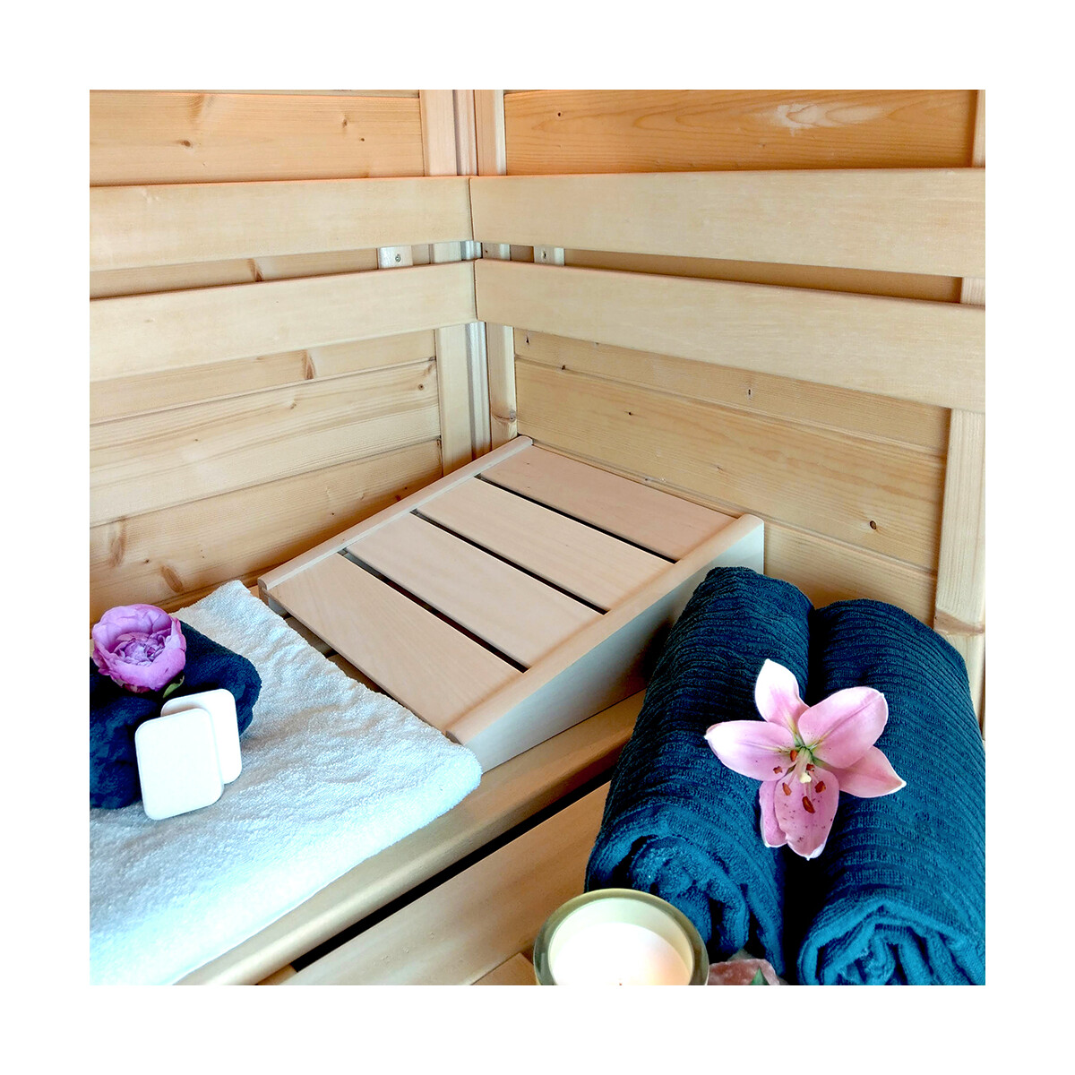 Sauna-Kopfstütze Lindenholz