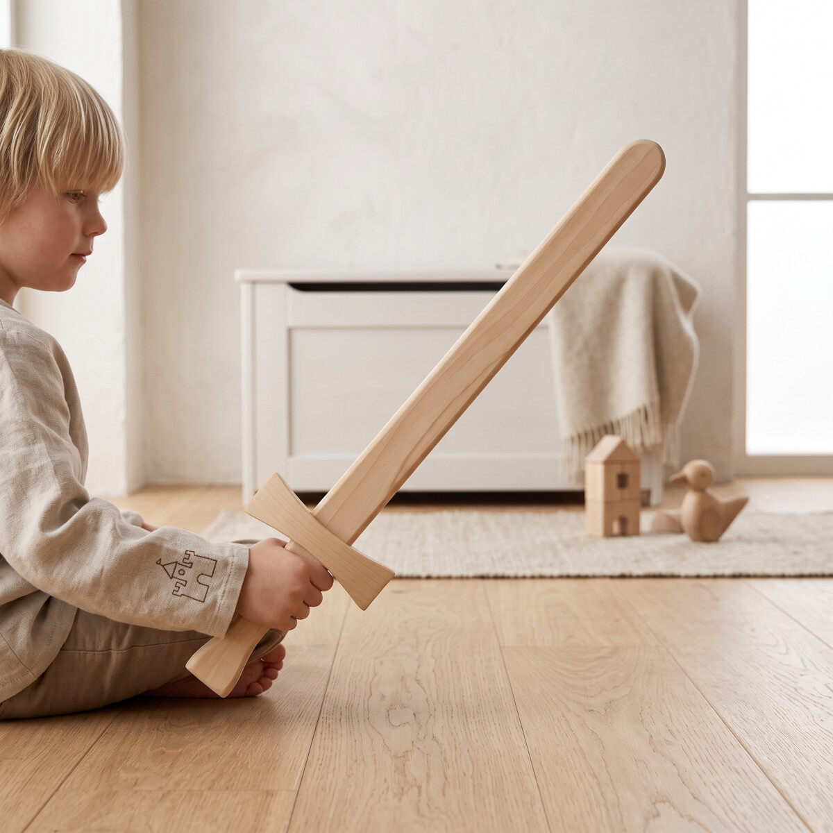 Spielzeug Schwert aus Lindenholz 50 cm