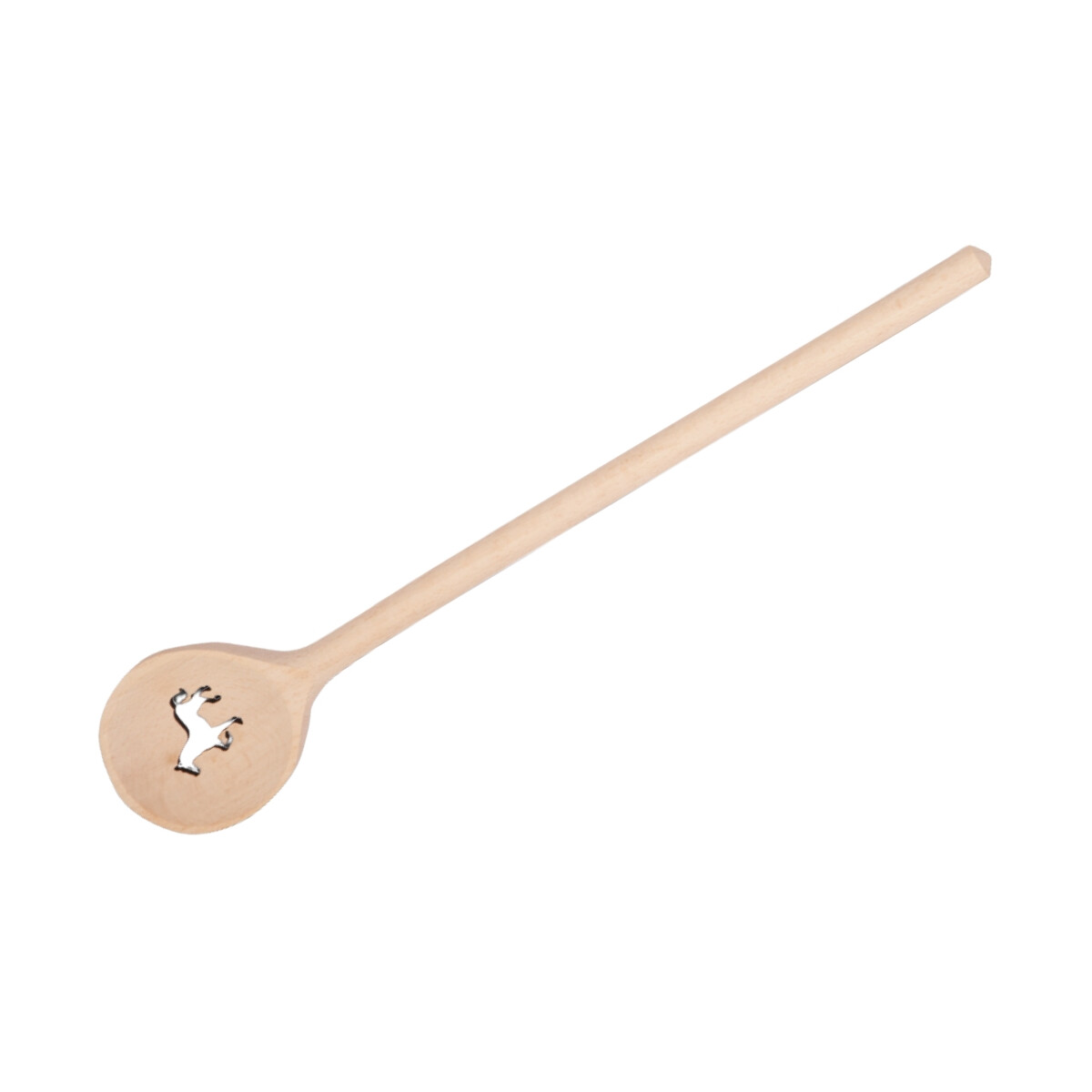 Kochlöffel rund Motiv Pferd Buchenholz 30 cm