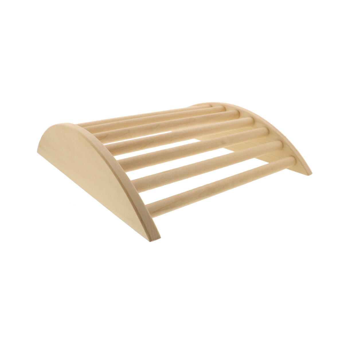 Sauna-Beinstütze ergonomische Venenstütze Lindenholz 45 x 37 x 10 cm
