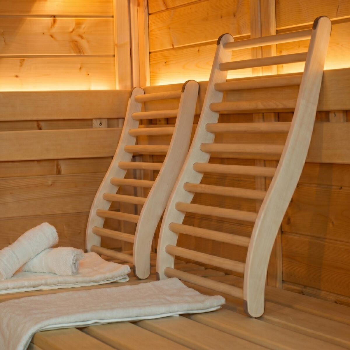 Sauna-Rückenlehnenset Lindenholz