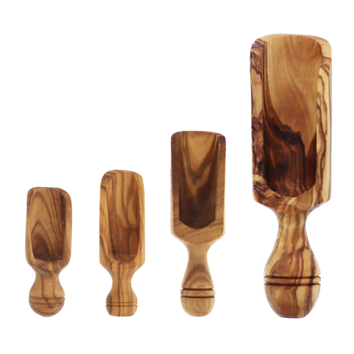 Schäufelchen Set für Gewürze Olivenholz