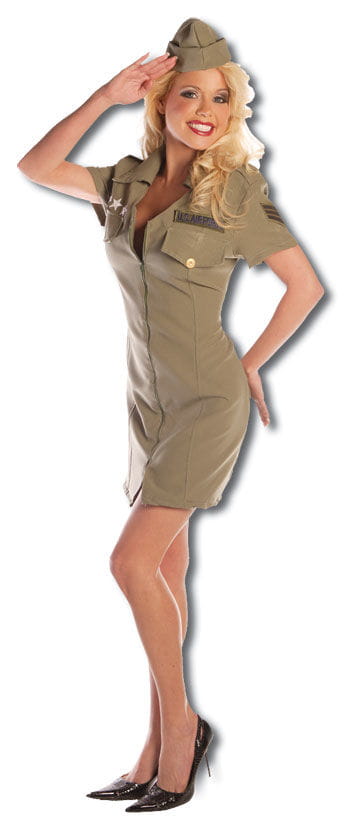 Kesse Fliegerbraut Premium Kostüm Xtra Large
