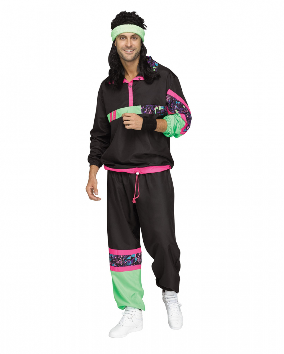 80er Jahre Bad Taste Trainingsanzug für Herren One Size