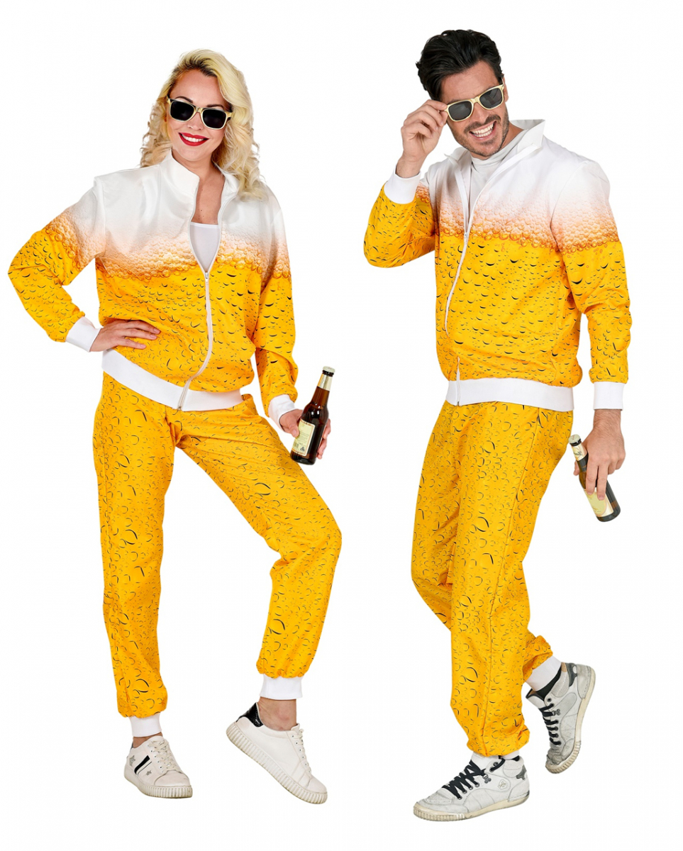 80er-Jahre Bier Jogginganzug für Sie & Ihn 2XL
