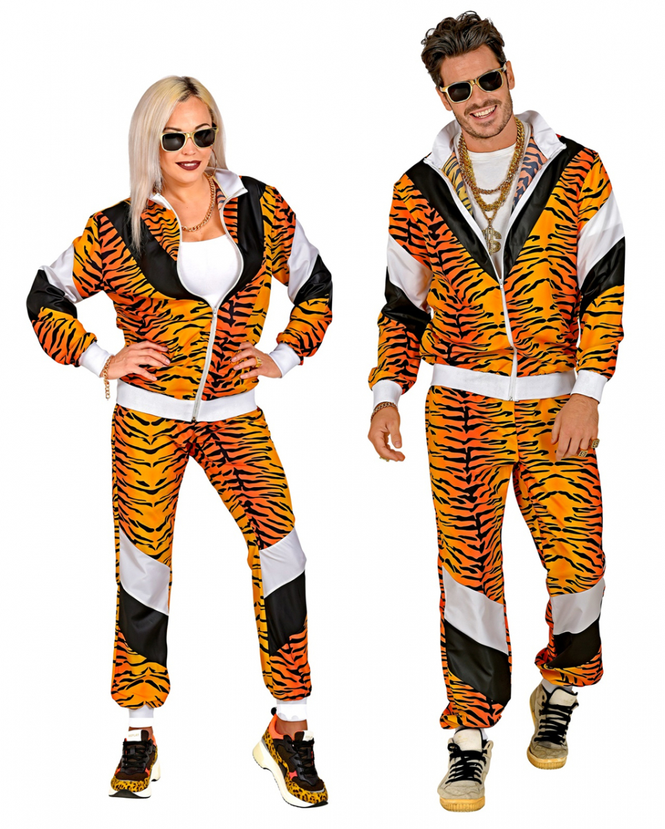 80er Jahre Golden Tiger Jogginganzug M-50