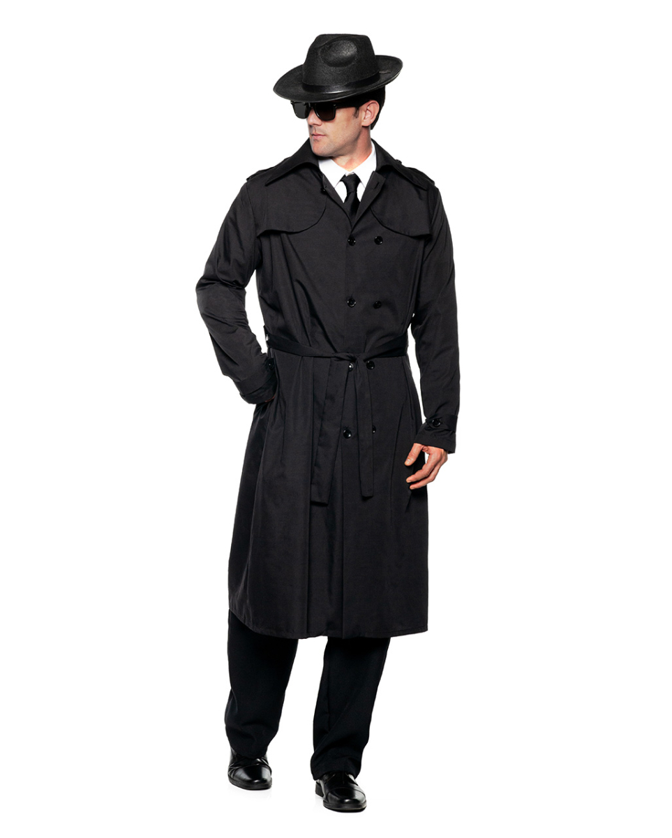 Spion Trench Coat Herrenkostüm One Siz