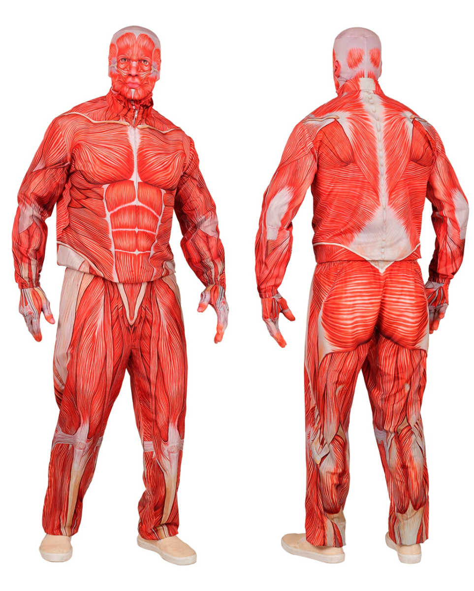Anatomy Sofortkostüm mit Maske & Handschuhe 2XL
