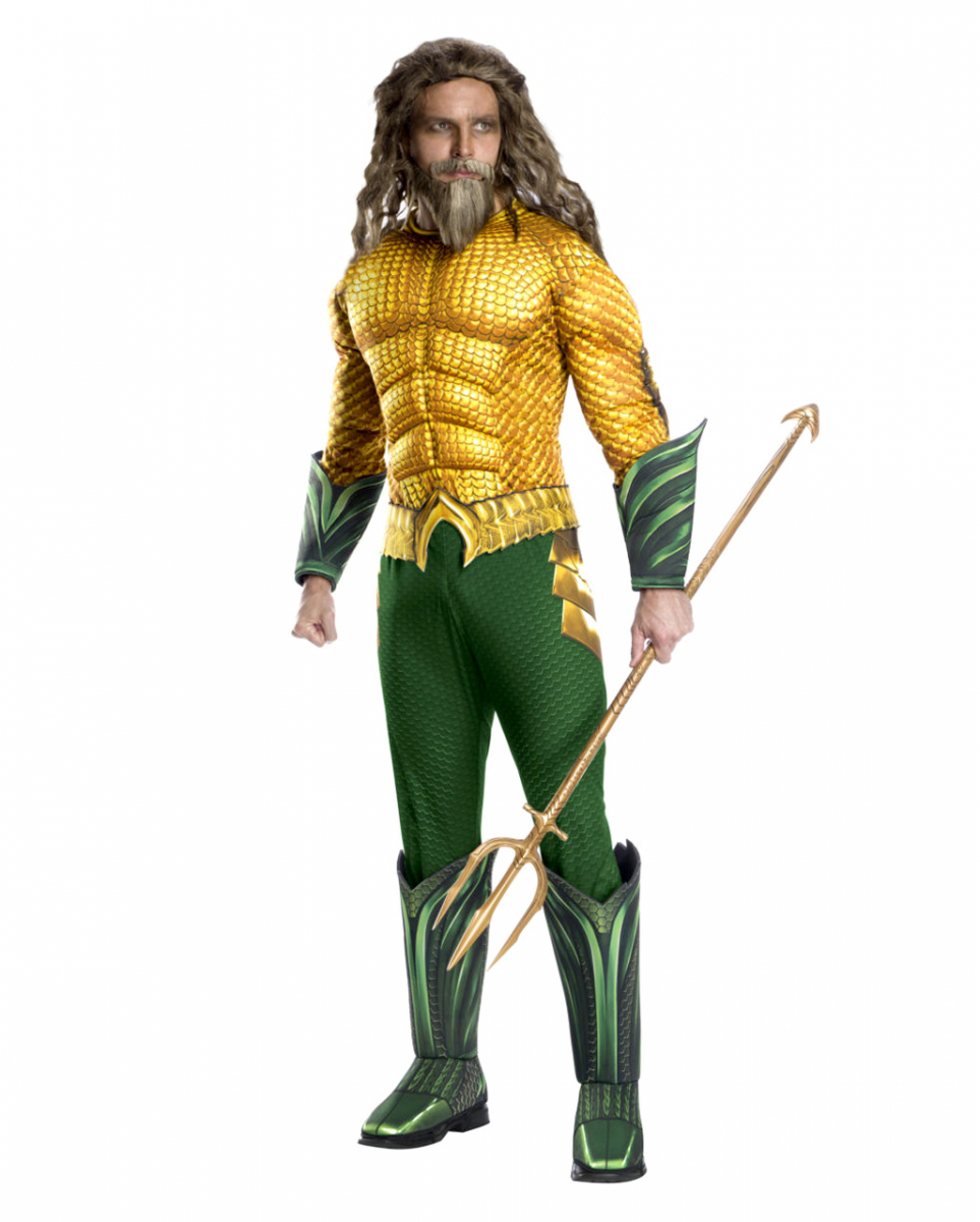 Aquaman Muskel Herrenkostüm Deluxe One Size 48-54