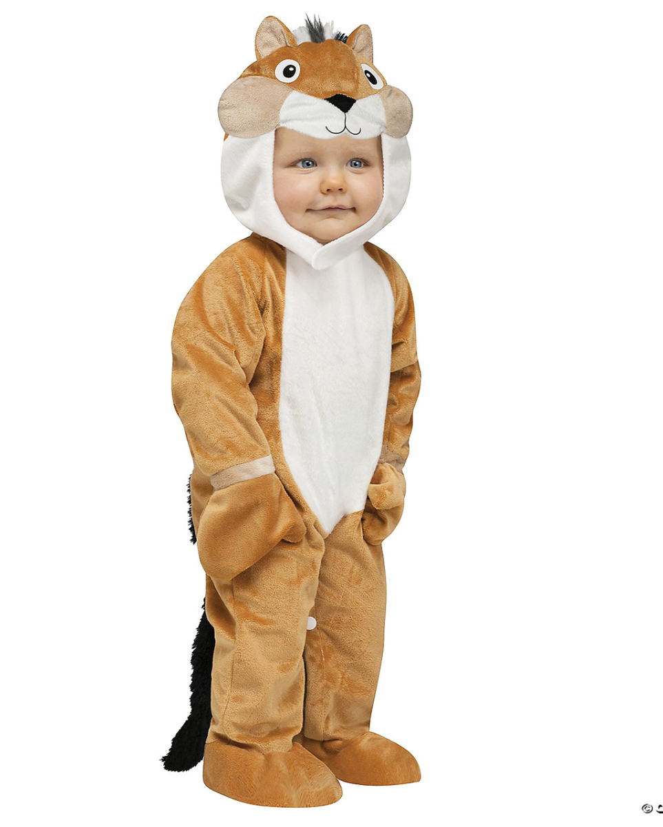 Kleines Backenhörnchen Kostüm S