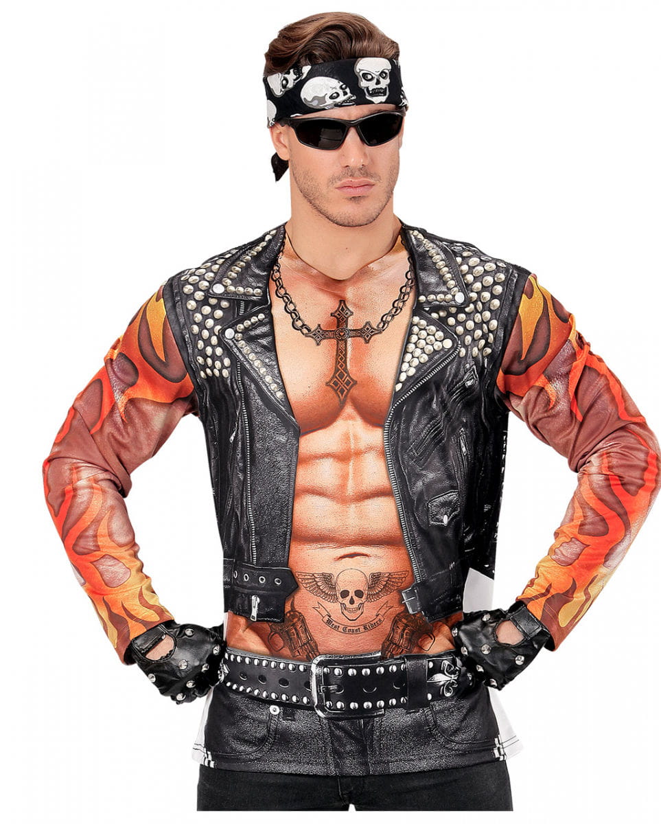 Biker Man Shirt Longsleeve M/L