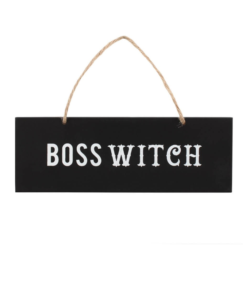 'Boss Witch' Hängeschild 20cm