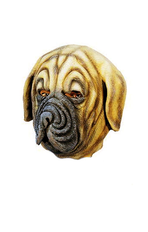 Boxer Hunde Maske aus Latex