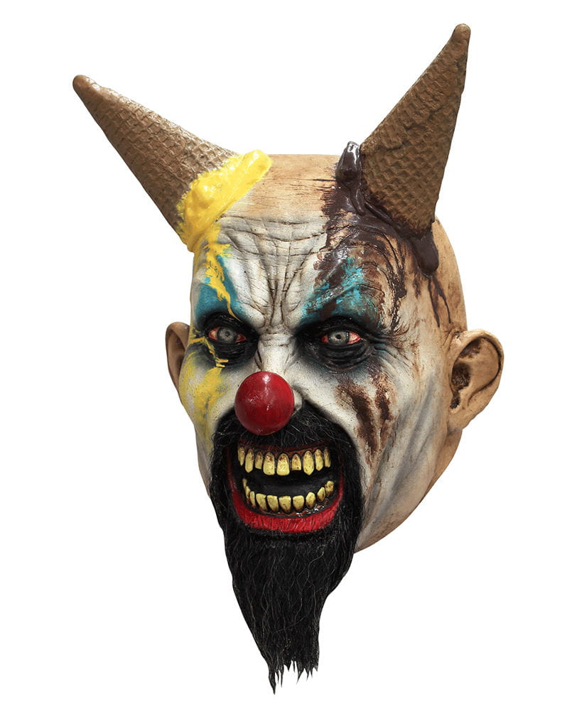 Horror Clown Maske Eiscreme