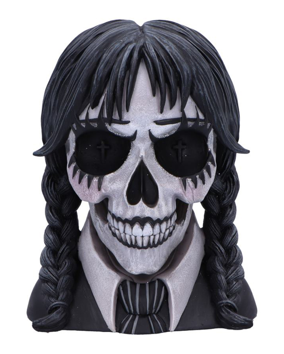 Dark Glare Gothic School Girl Totenkopf Figur 16cm