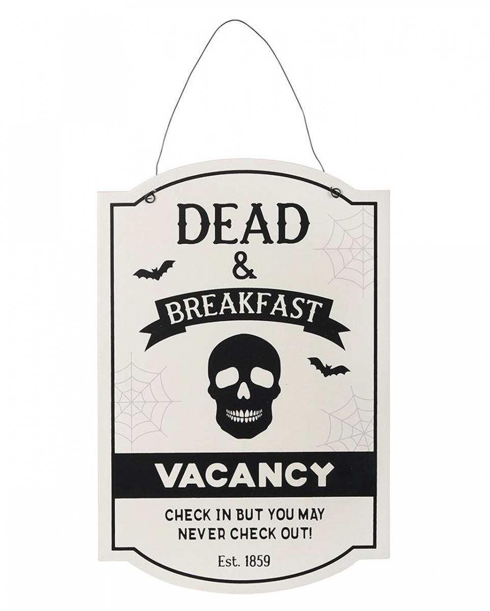 Dead & Breakfast Halloween Hängeschild