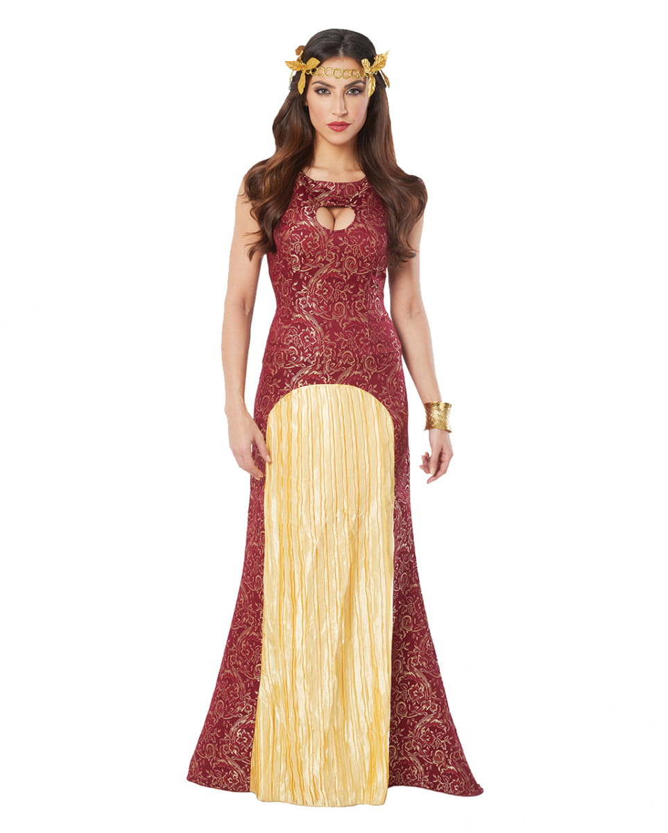 Drachen Prinzessin Kostüm rot-gold S