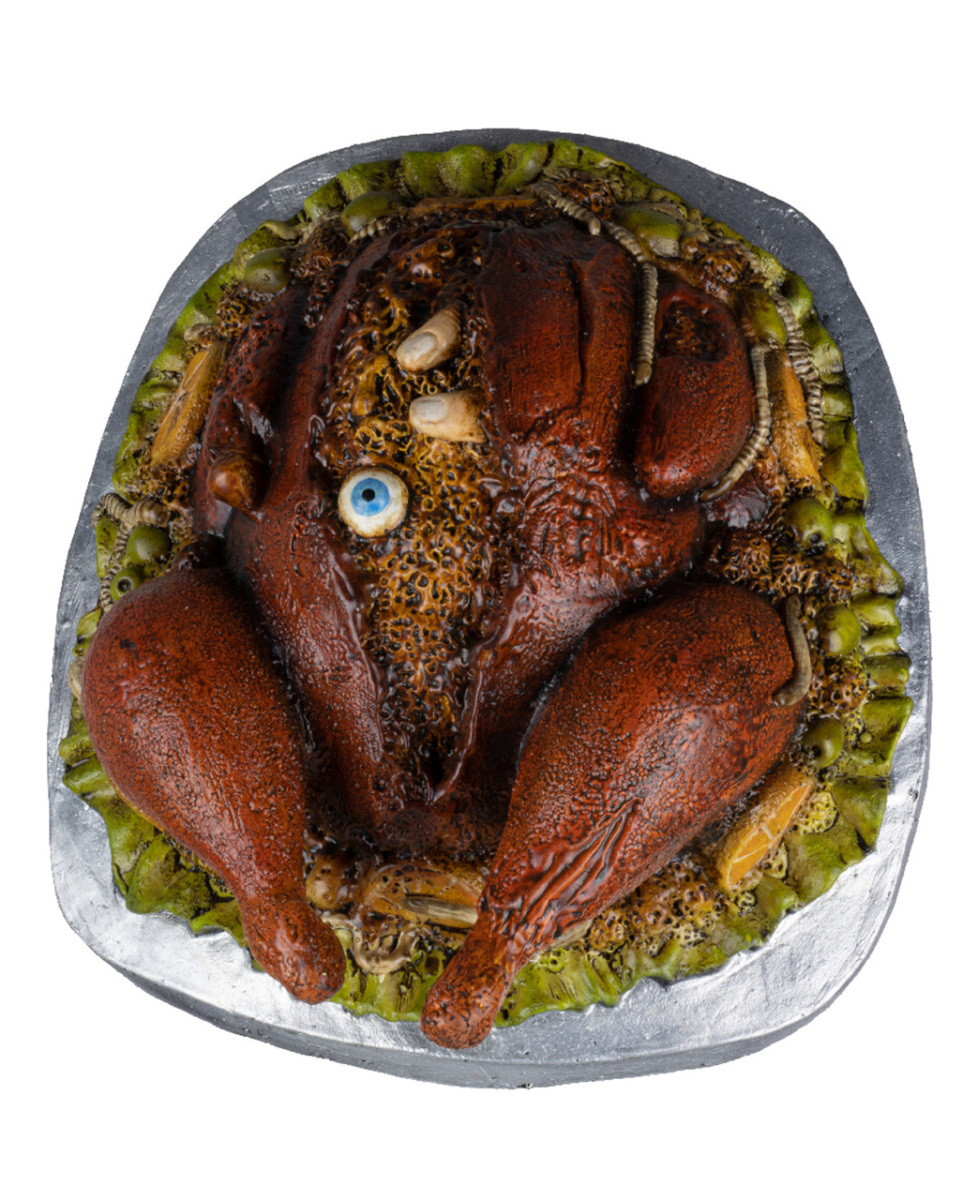 Ekliger Truthahn Braten mit Body Parts