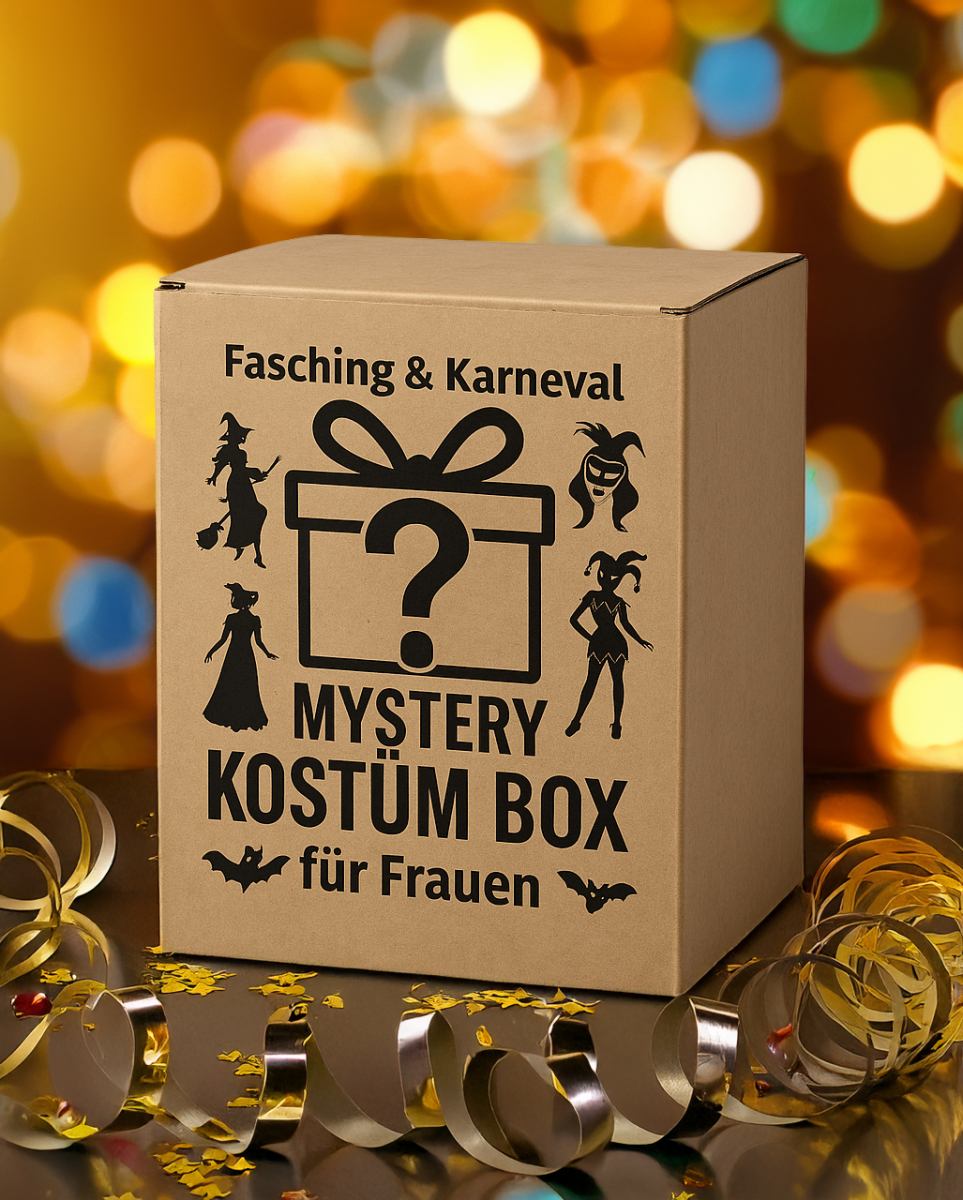 Fasching & Karneval Mystery Kostüm Box für Frauen M-M/L (One Size)