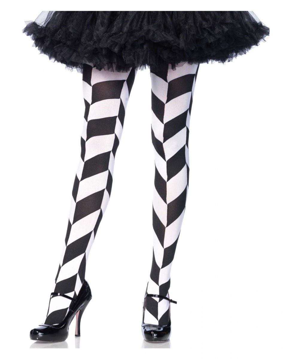 Strumpfhose Rauten Optik