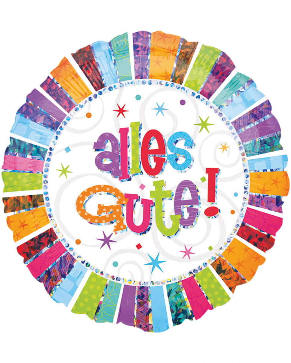 Folienballon alles Gute 45cm