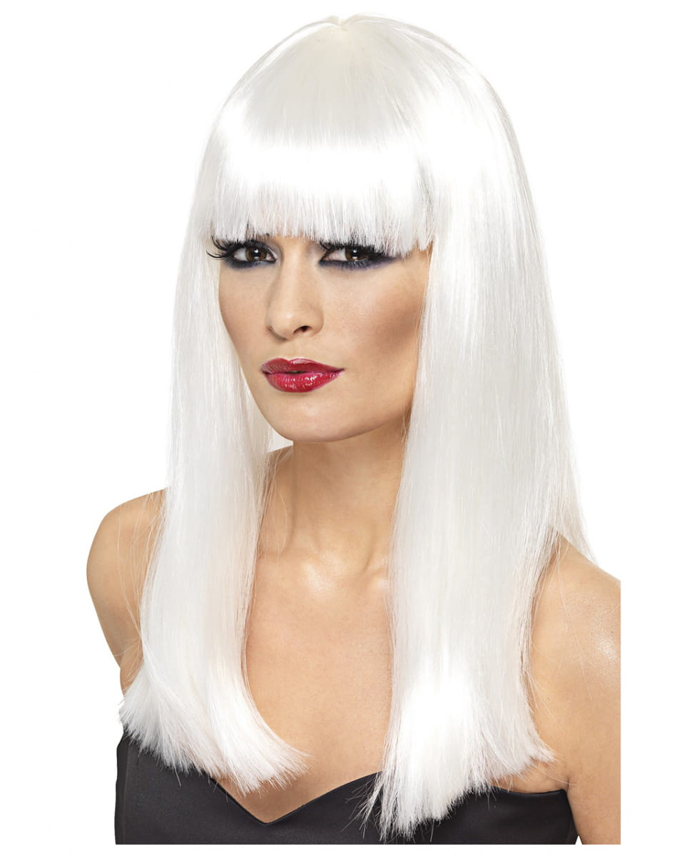 Glamourama Perücke Silberweiß