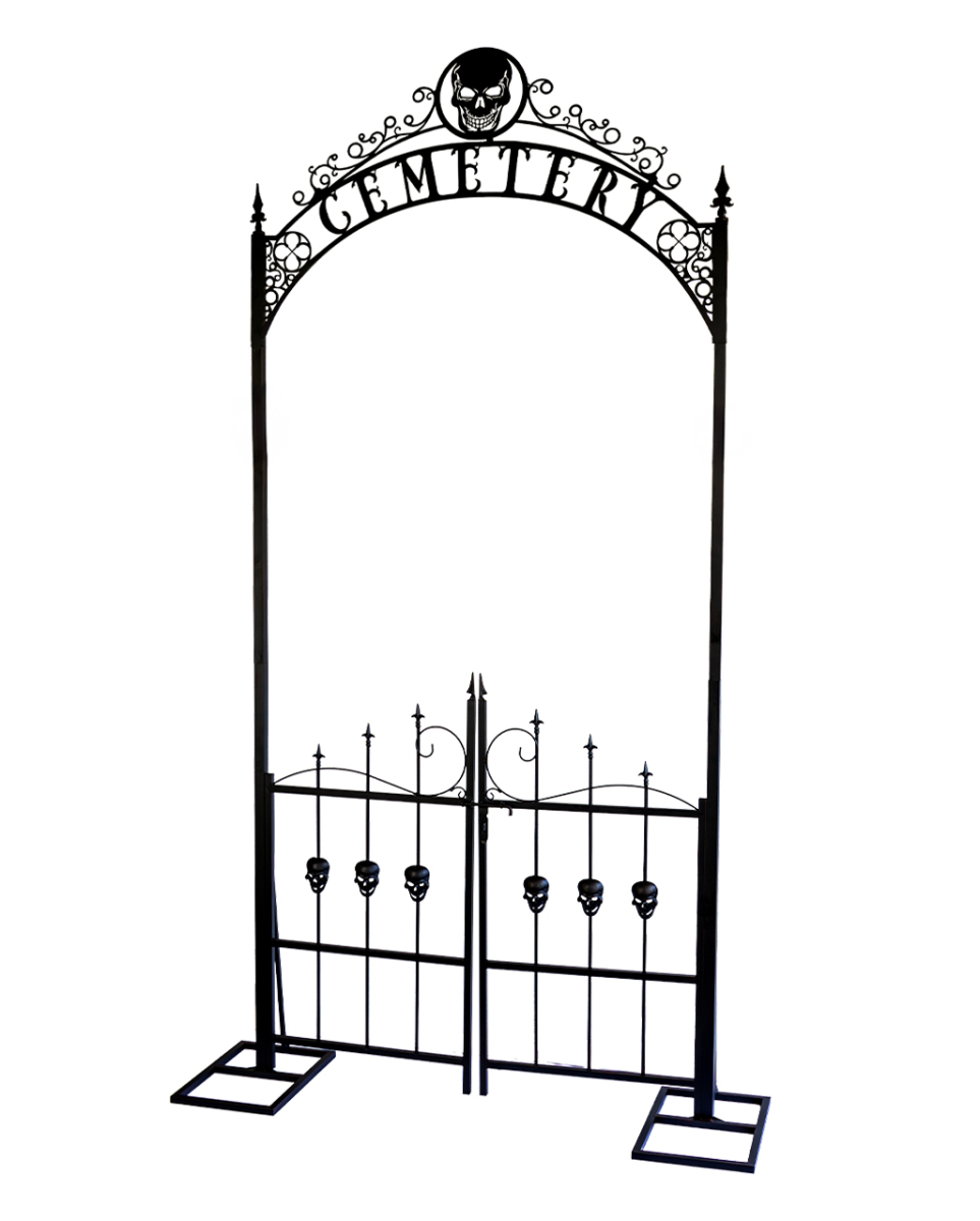 Gothic Cemetery Torbogen mit Gatter 2,85m