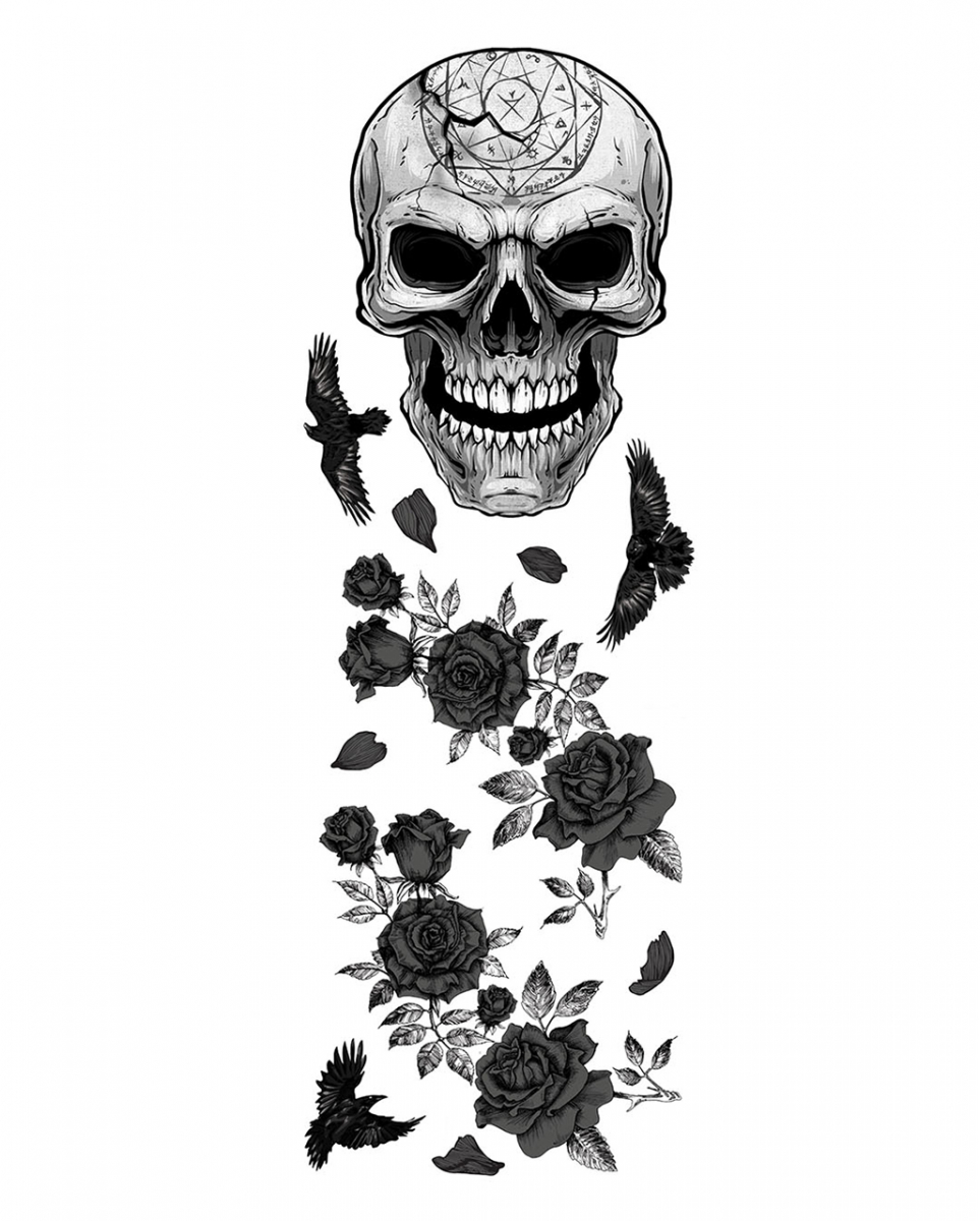 Gothic Skull Wanddekoration