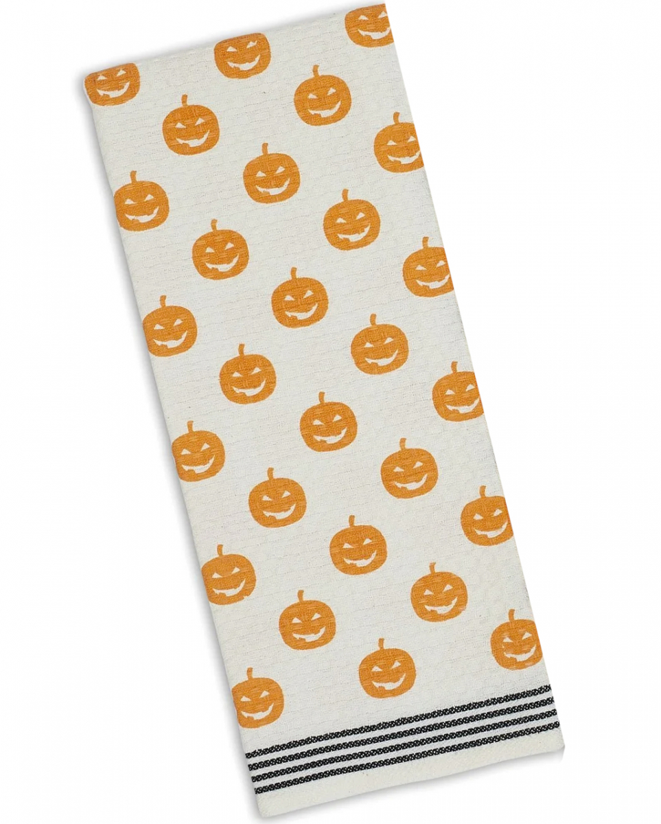 Halloween Geschirrtuch Kürbis Muster