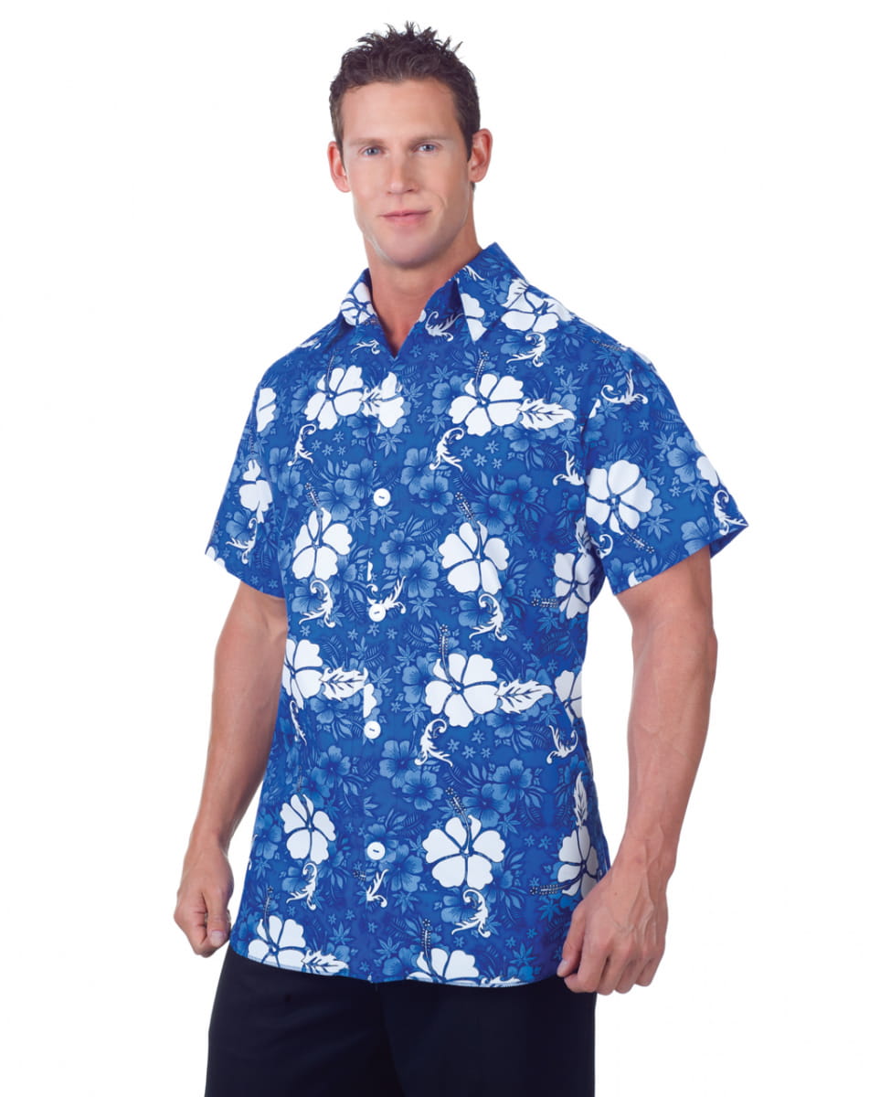 Hawaii Hemd Blau Plus Size XL