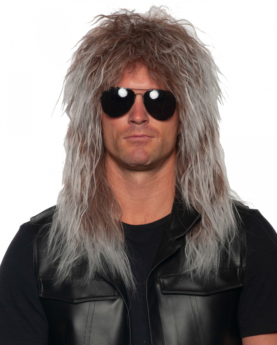 Heavy Metall Rockstar Perücke