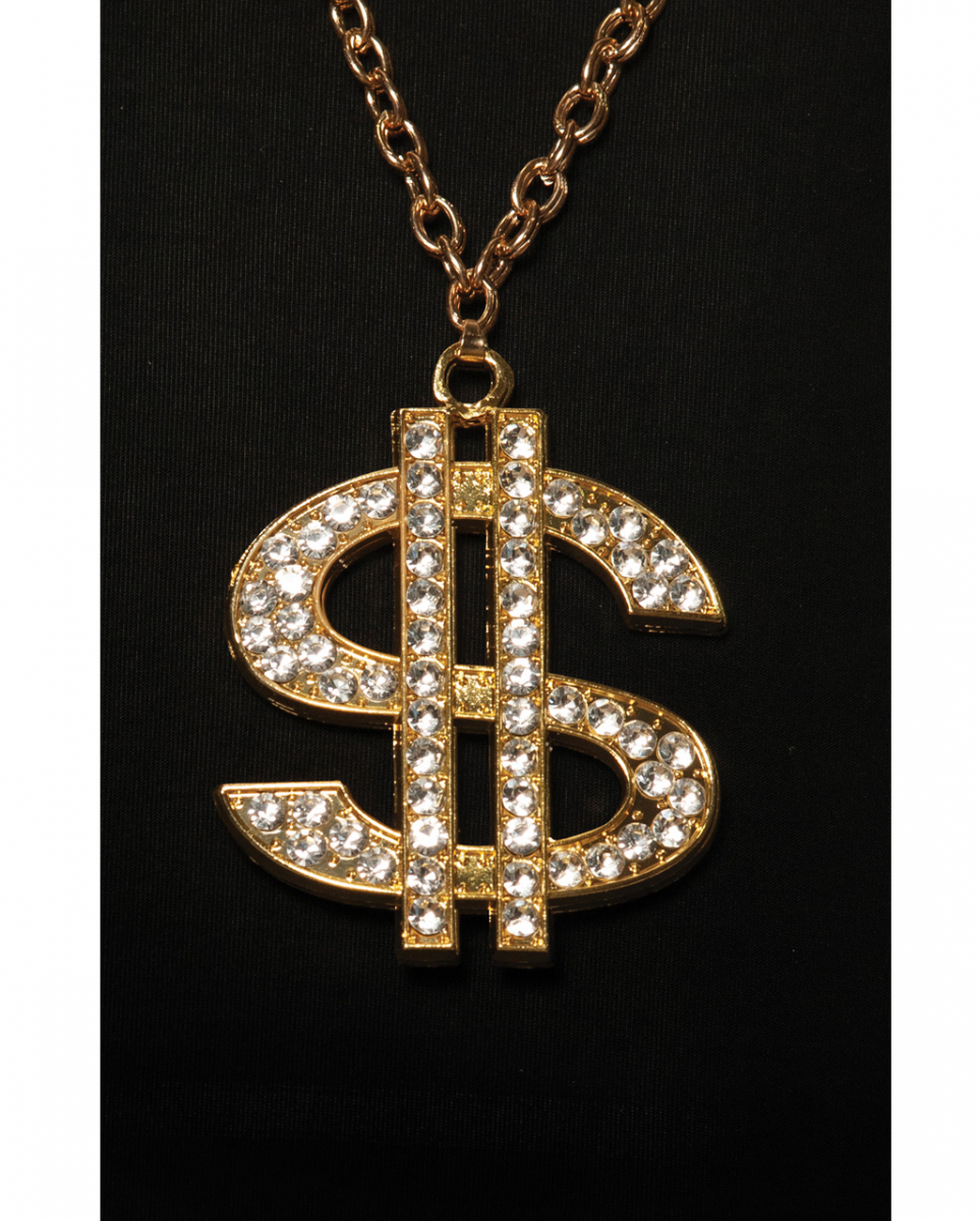 Hip Hop Goldkette mit Dollarzeichen
