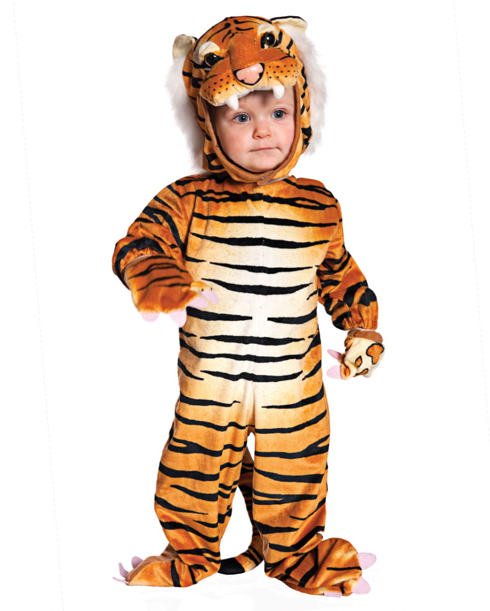 Kuschel Tiger Kleinkinderkostüm XL