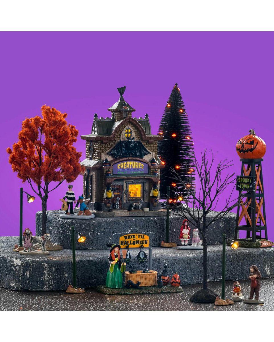Lemax Spooky Town - Creatures of the Night Pet Shop Set