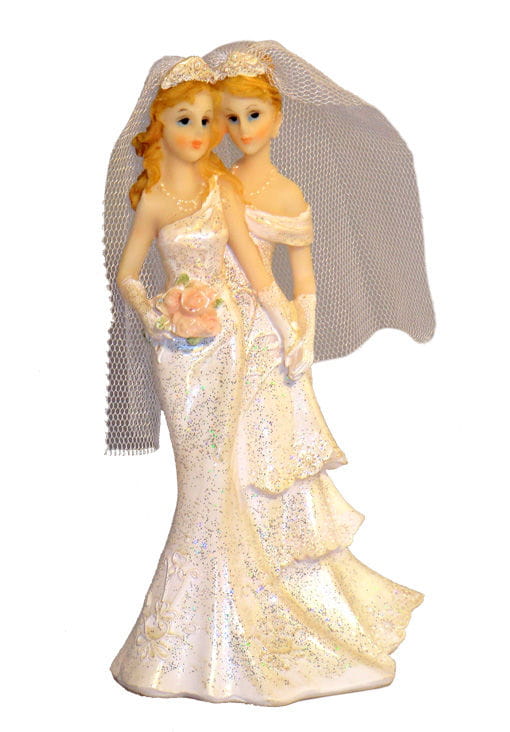 Lesbisches Hochzeitspaar 16,5 cm