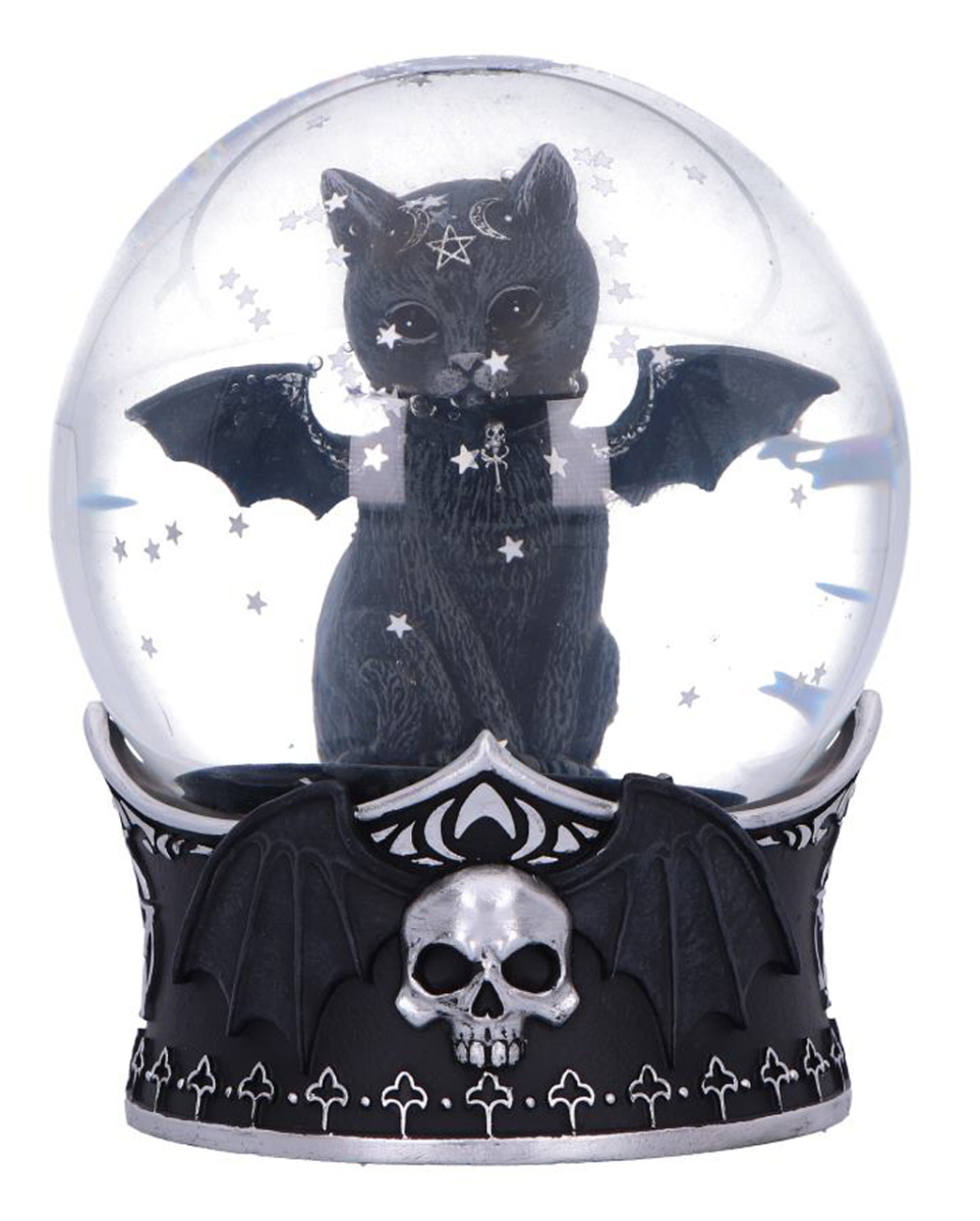 Malpuss Gothic-Schneekugel 13cm