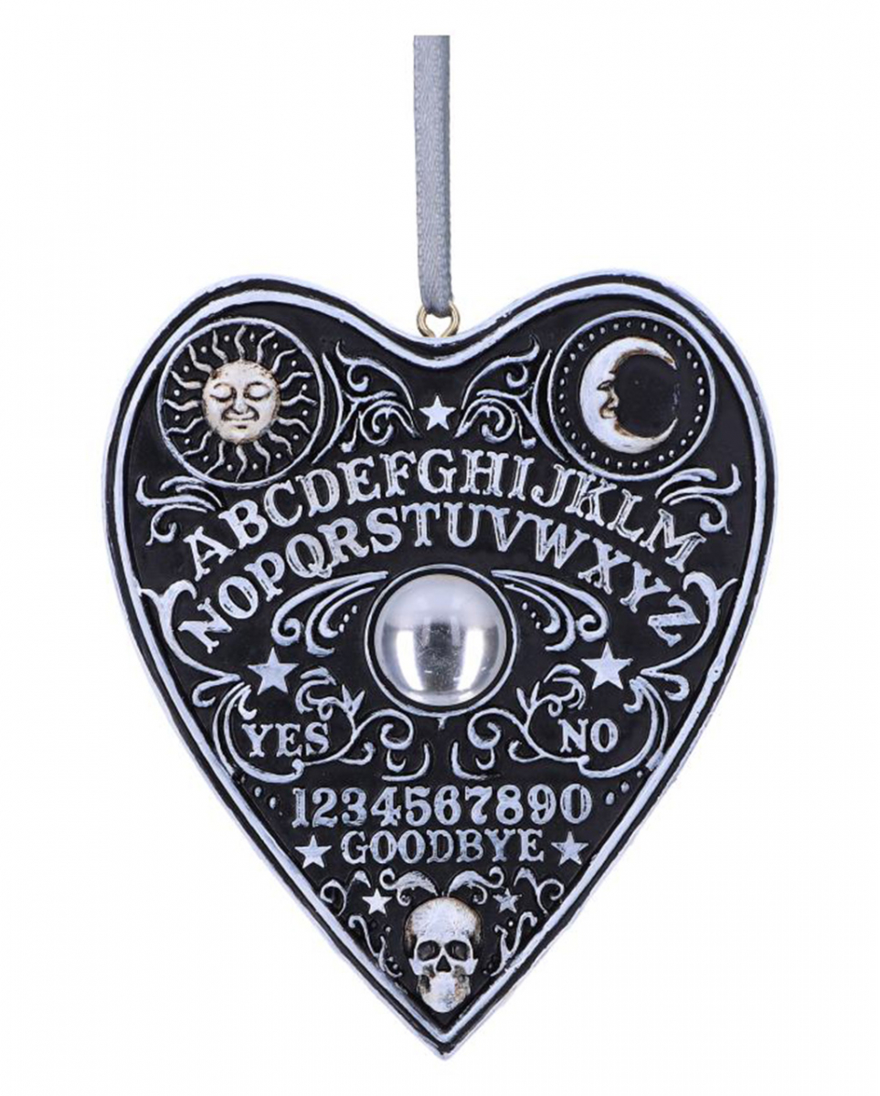 Ouija Board Planchette als Hängeornament 8,5cm