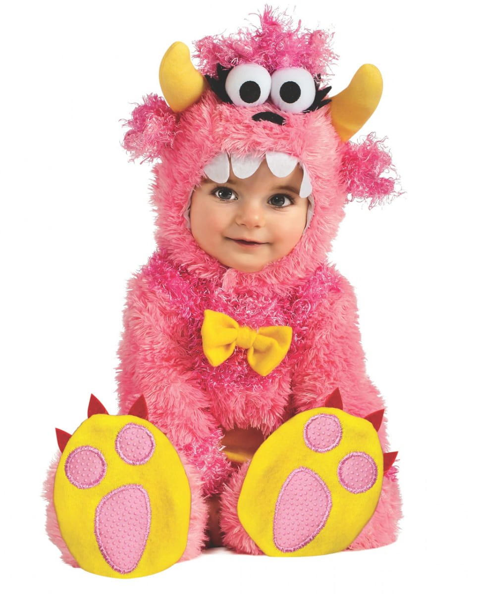 Pink Mini Monster Babykostüm S