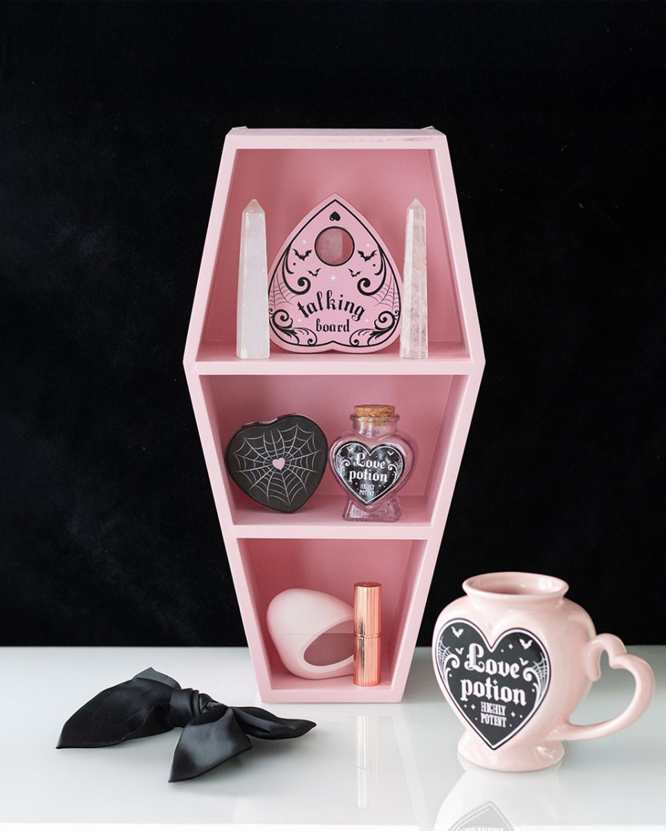 Pinkes Sarg Regal 40cm